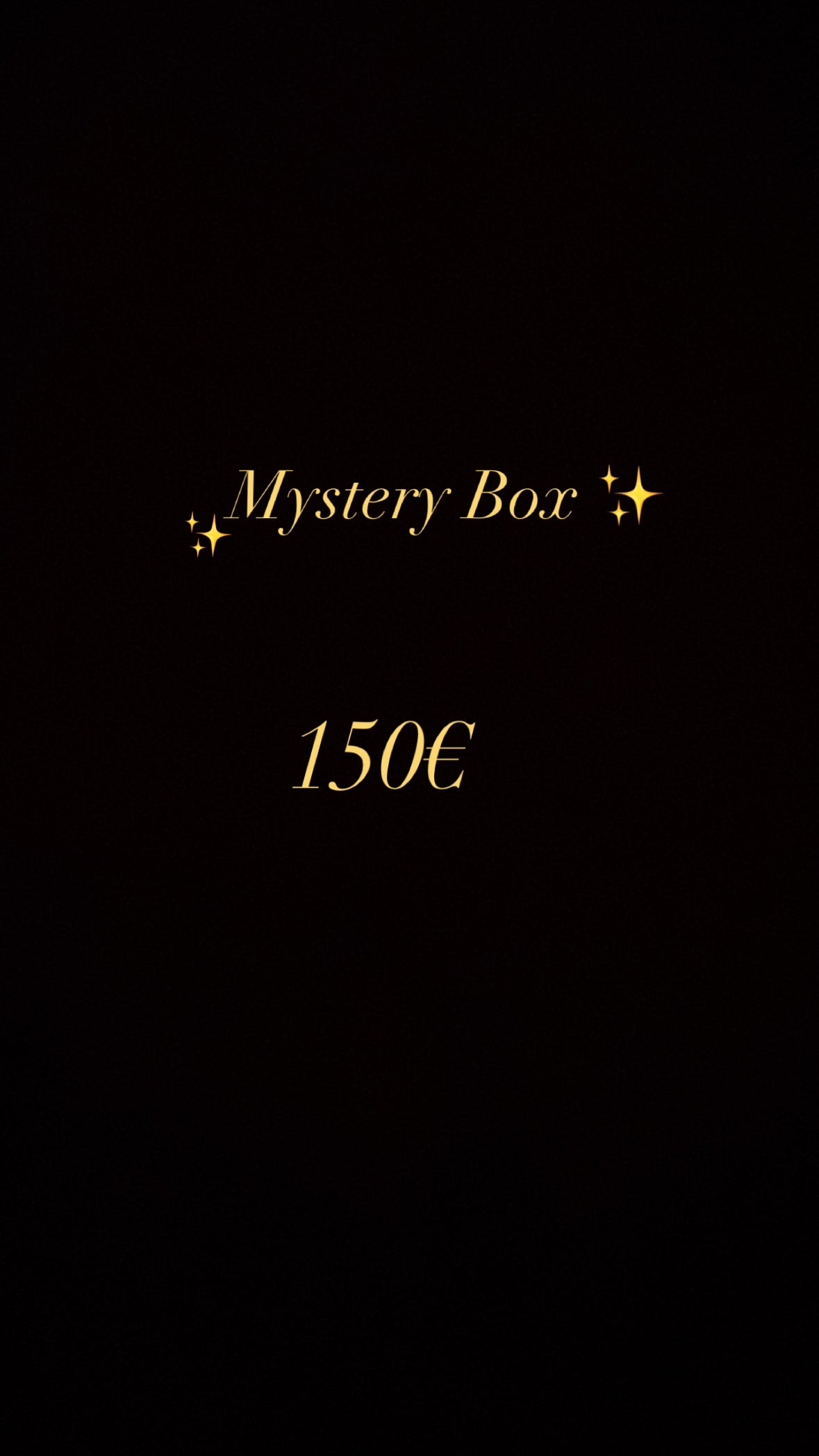 Mystery box | valore 150€