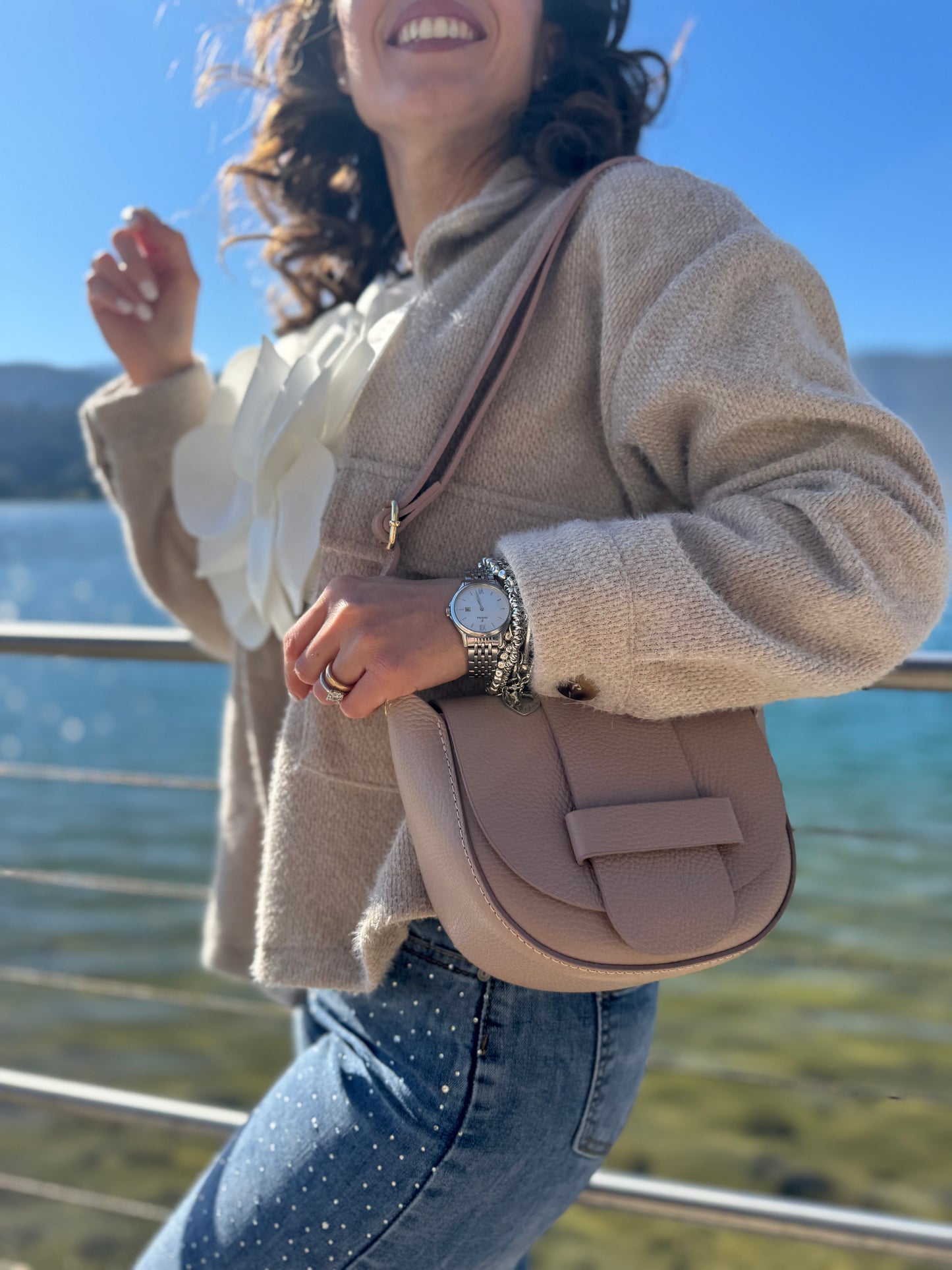 Borsa in vera pelle Jasmine