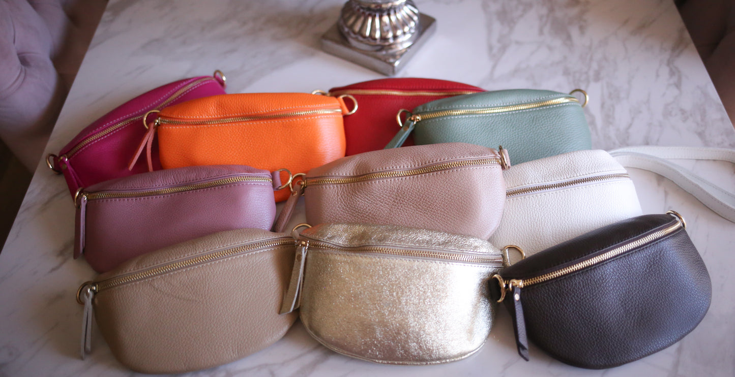 Marsupio in vera pelle