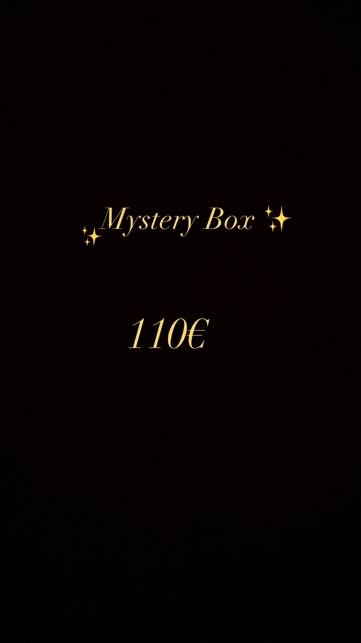 Mystery box | valore 110€