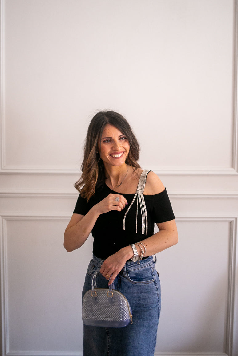 T-shirt Isabel nero