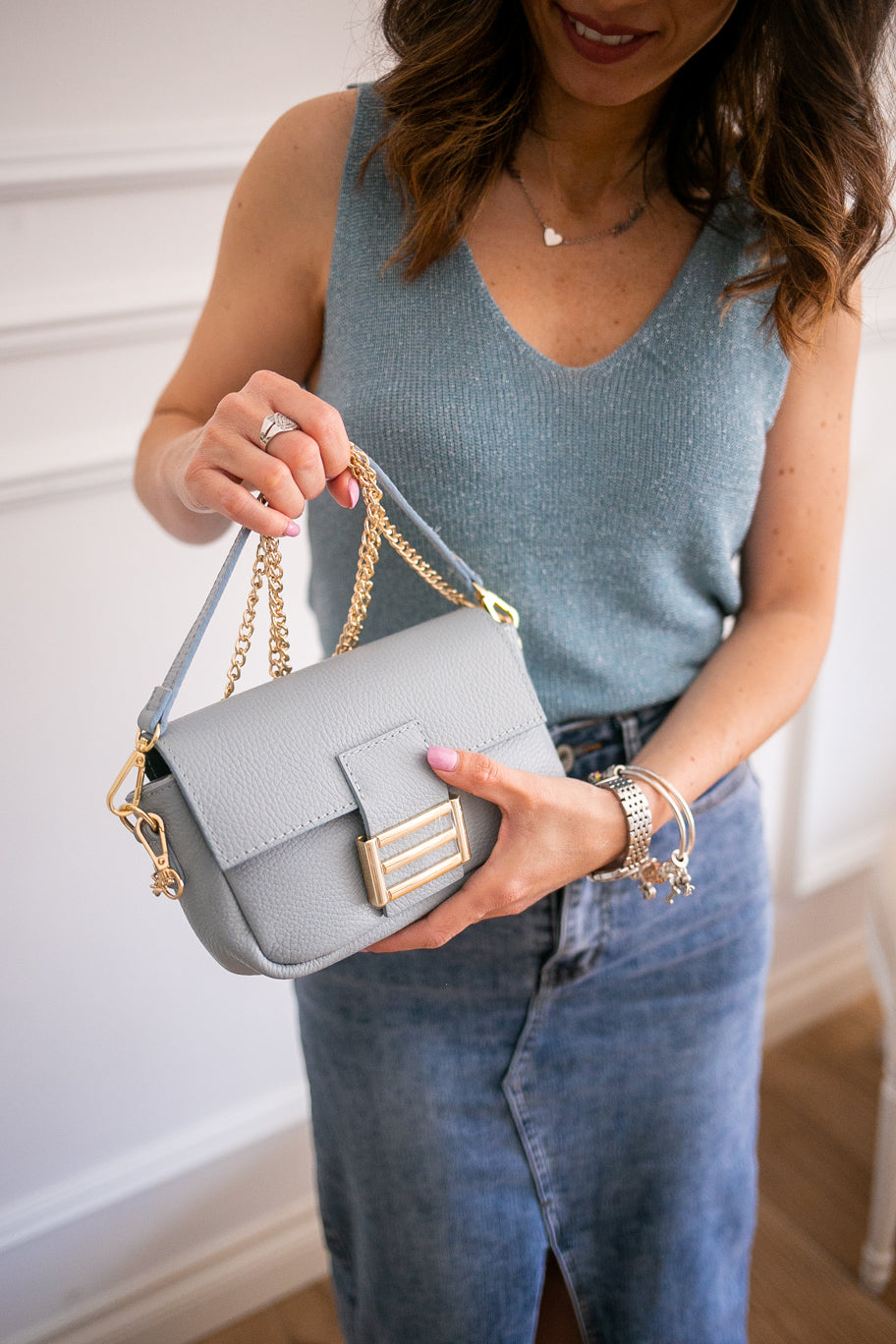 Borsa Luxury in vera pelle
