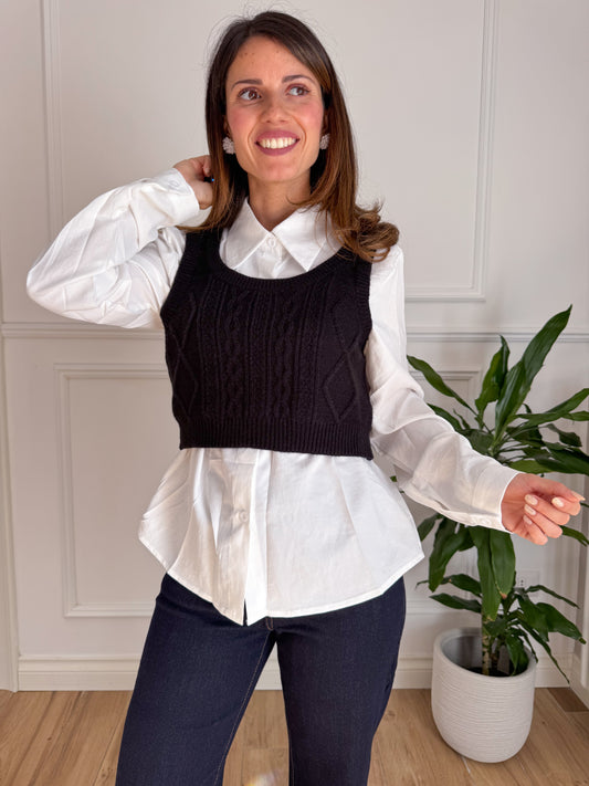 Set camicia gilet