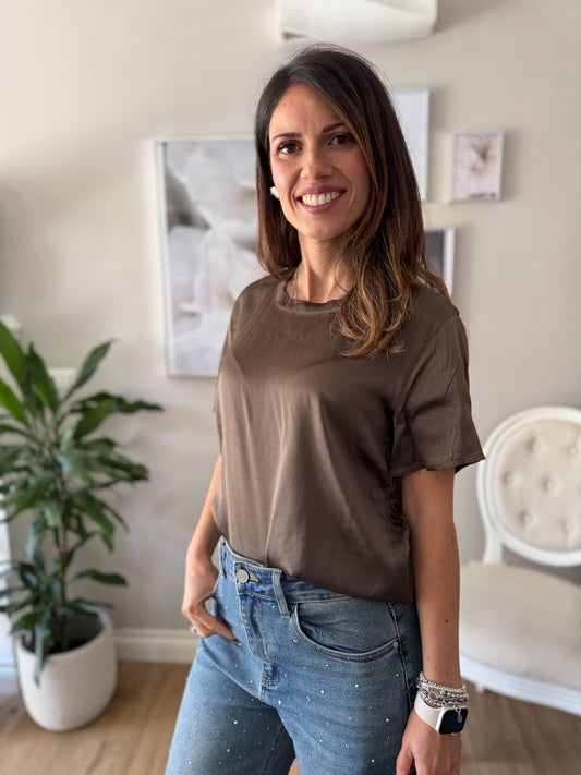 T-shirt Brown
