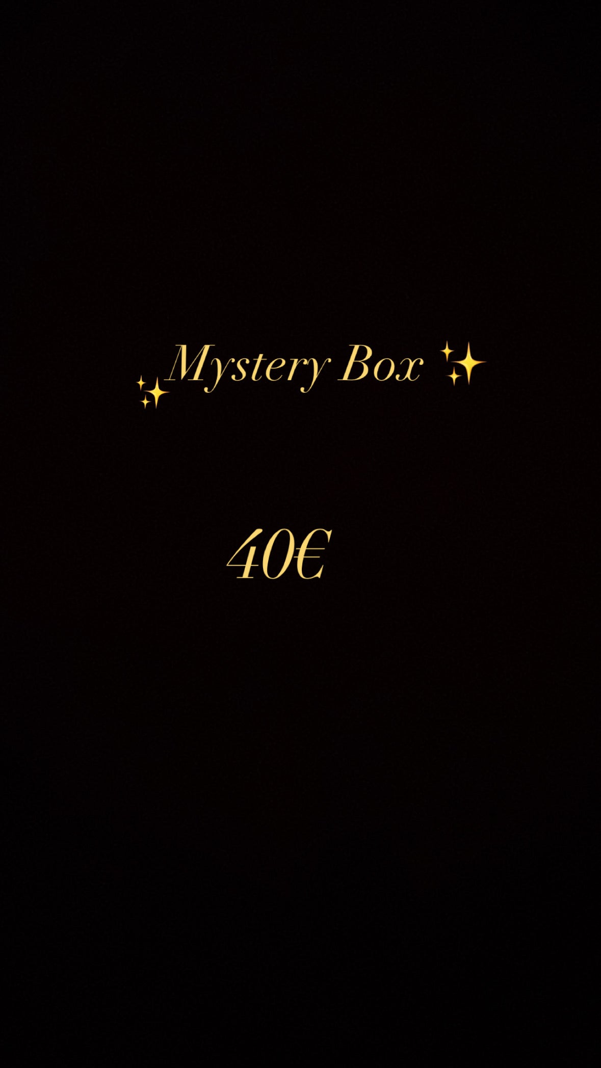 Mystery box | valore 40€