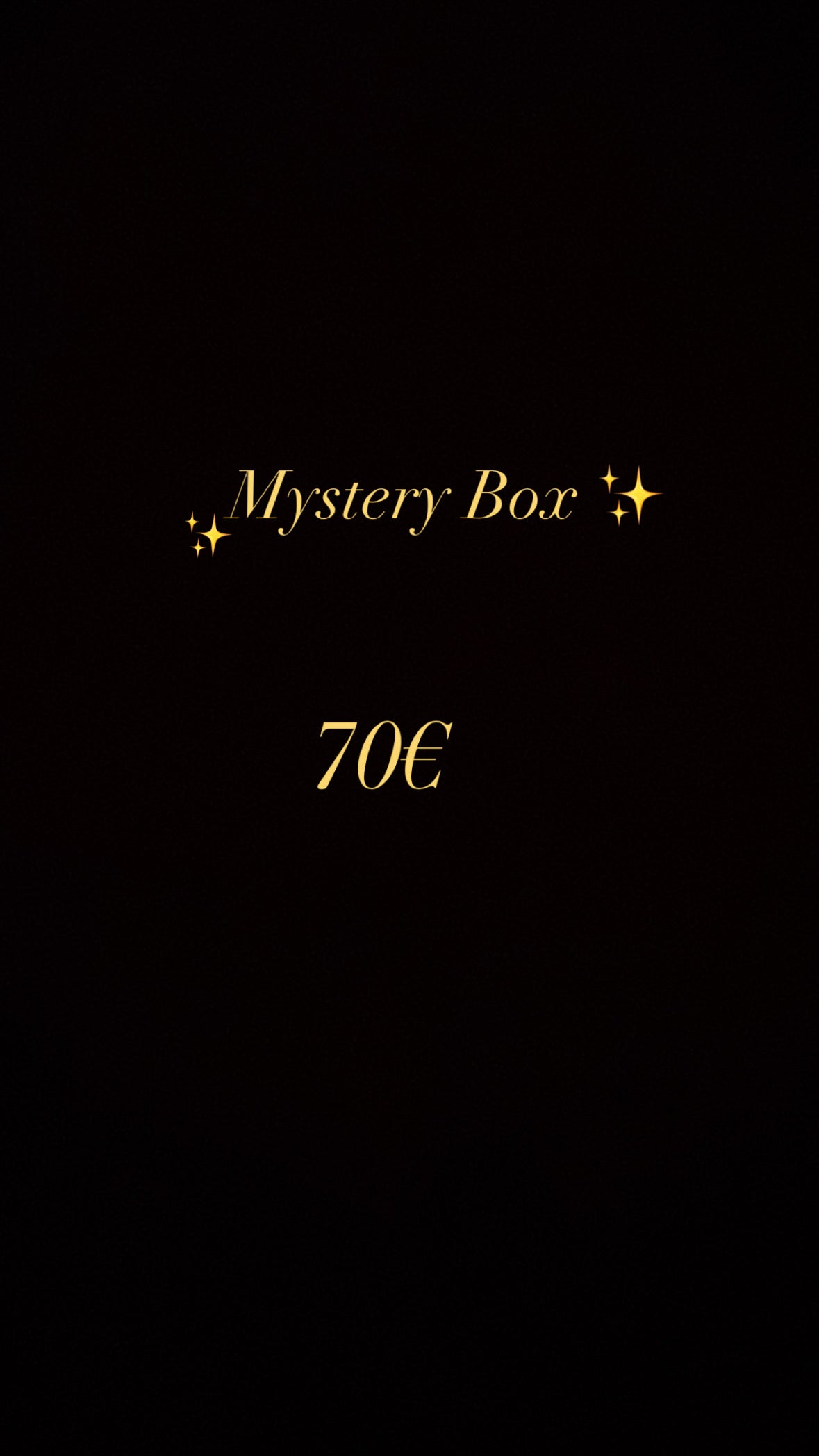 Mystery box | valore 70€