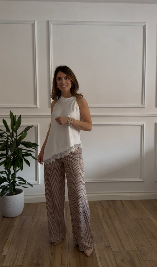 Top in pizzo | 2 colori